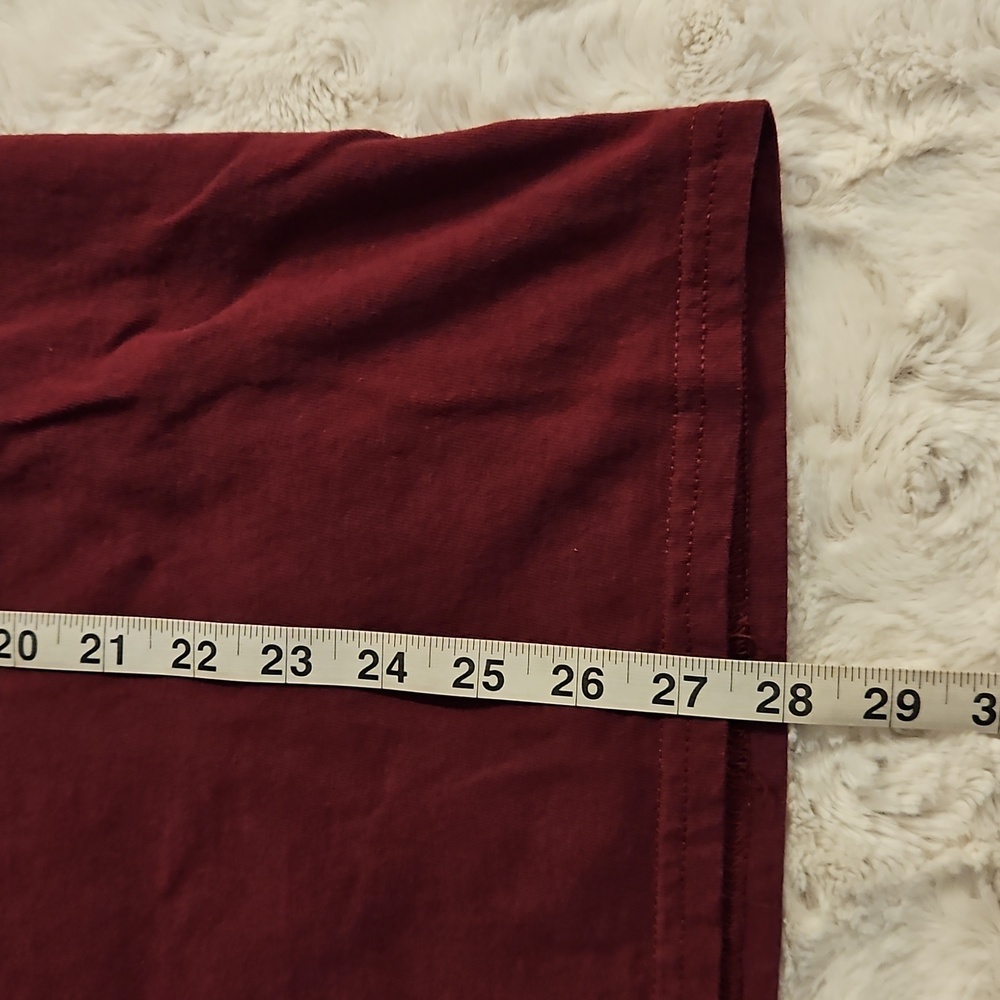Taste of Italy short sleeve burgundy graphic tee Shirt CIAO! Italy Flag Unisex L - Picture 4 of 6